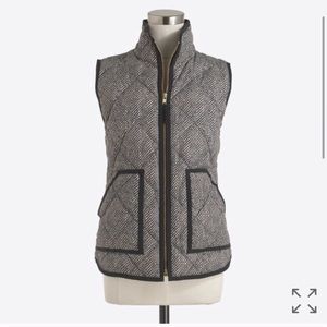 J.crew herringbone vest, medium